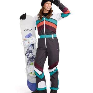 NWT Tipsy Elves Downhill Diva Snow Ski Suit Women's Size Large